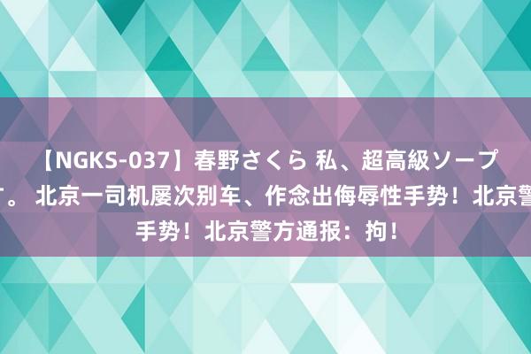 【NGKS-037】春野さくら 私、超高級ソープ嬢になります。 北京一司机屡次别车、作念出侮辱性手势！北京警方通报：拘！