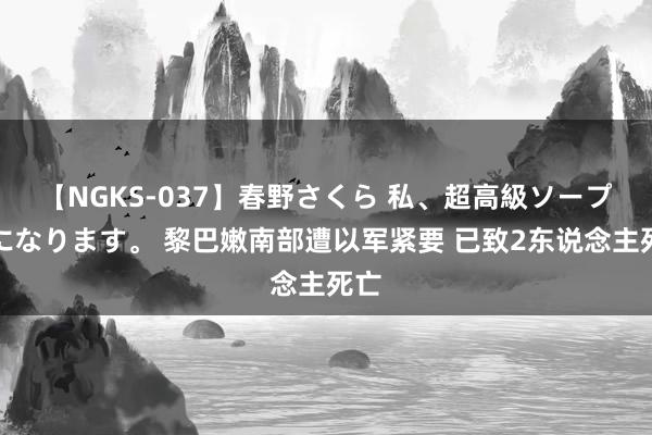 【NGKS-037】春野さくら 私、超高級ソープ嬢になります。 黎巴嫩南部遭以军紧要 已致2东说念主死亡