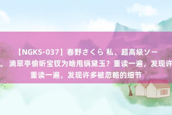 【NGKS-037】春野さくら 私、超高級ソープ嬢になります。 滴翠亭偷听宝钗为啥甩锅黛玉？重读一遍，发现许多被忽略的细节