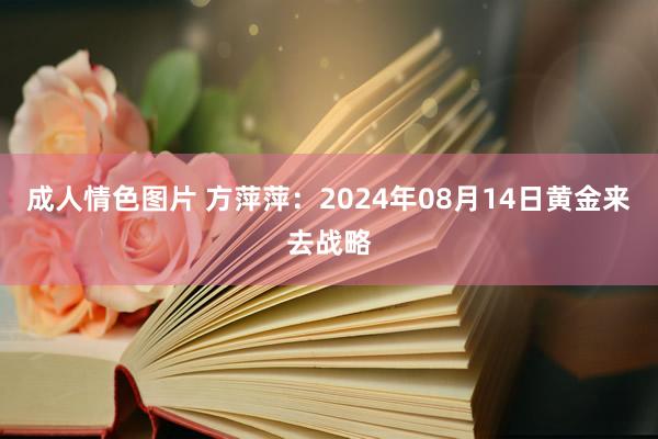 成人情色图片 方萍萍：2024年08月14日黄金来去战略