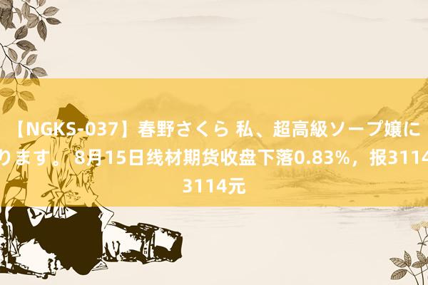 【NGKS-037】春野さくら 私、超高級ソープ嬢になります。 8月15日线材期货收盘下落0.83%，报3114元