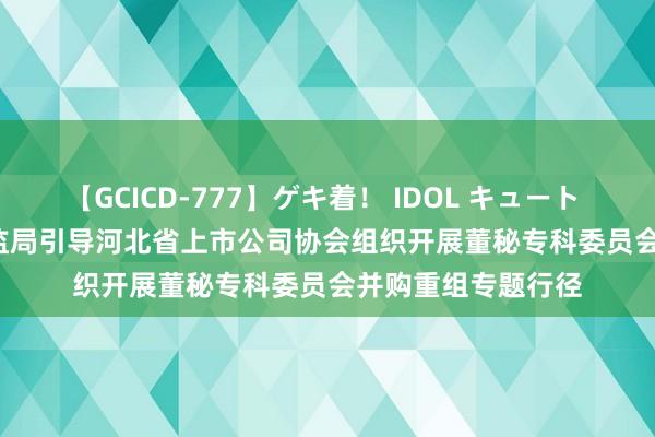 【GCICD-777】ゲキ着！ IDOL キュート the BEST 河北证监局引导河北省上市公司协会组织开展董秘专科委员会并购重组专题行径