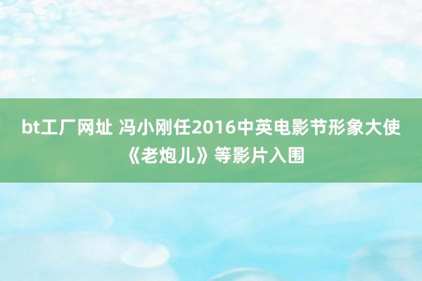 bt工厂网址 冯小刚任2016中英电影节形象大使 《老炮儿》等影片入围